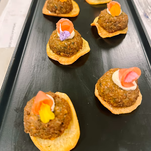 Chickpea Falafel on Chip