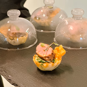 Wagyu Steak House Bite w/ Smoke