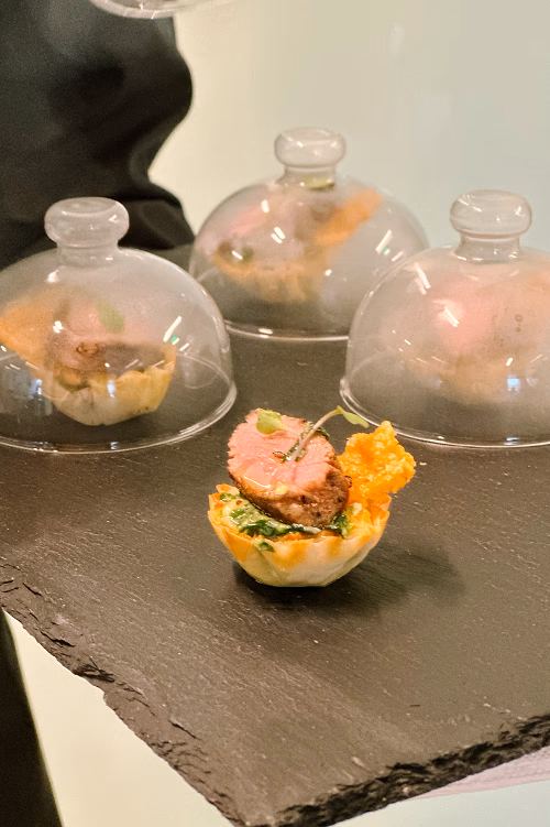 Wagyu Steak House Bite w/ Smoke