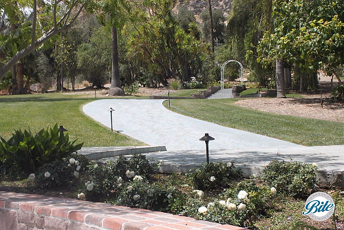 Newhall Mansion Backyard Path