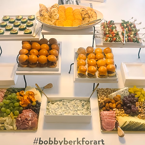 Appetizer Display for Collection Launch Cocktail Party