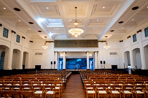 Sanctuary Setup for Church