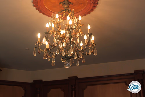 Newhall Mansion Bedroom Chandelier