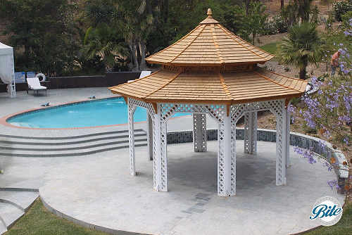 Newhall Mansion Pool Gazebo
