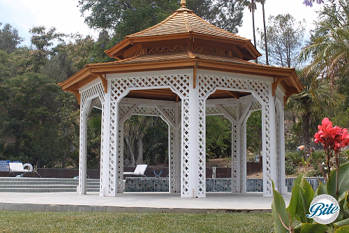 Newhall Mansion Pool Gazebo Front