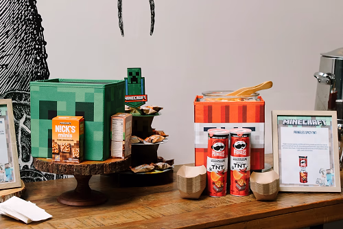 Minecraft Snack Display