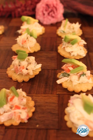Crab Tostada Bites
