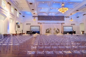 Ballroom set for the California Wedding Day Awards—custom stage, full AV, seating for 600