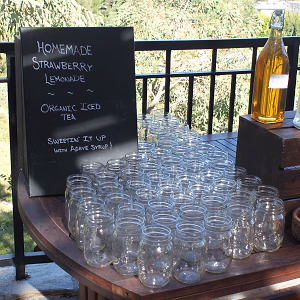 Backyard BBQ Party Mason Jar Glasses