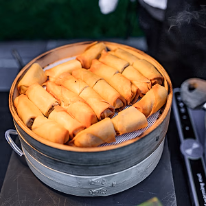 Eggroll on Dim Sum Station