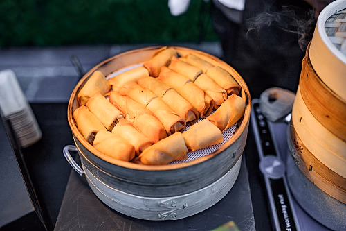 Eggroll on Dim Sum Station
