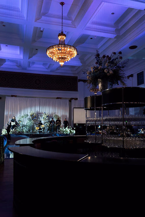 Black Circle Bar in Ballroom