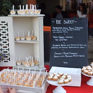 Backyard Dessert Display