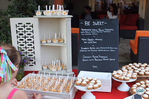 Backyard Dessert Display