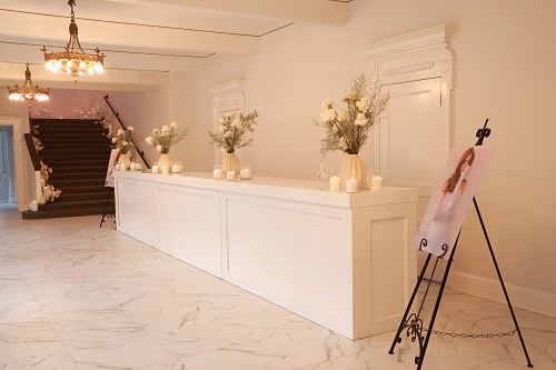 Checkin Counter in Foyer