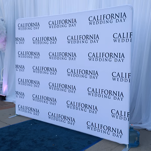 Step and Repeat for California Wedding Day