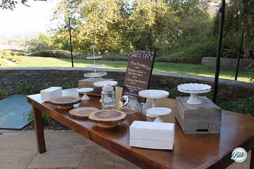 Company BBQ Dessert Setup