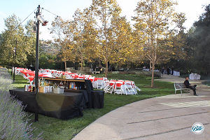 Company BBQ Reception Setup