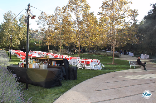 Company BBQ Reception Setup