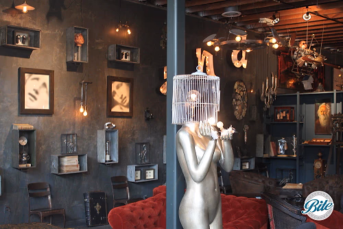 Voila Gallery Mannequin at Gallery Wall