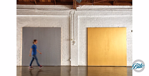 Studio 1342 Gray & Gold Wall