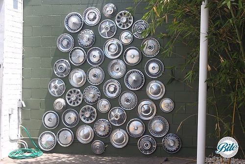 Studio 1342 Hubcap Mural