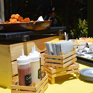 Graduation/Birthday Party Carnival Fry Station Mac n' Cheese Bites