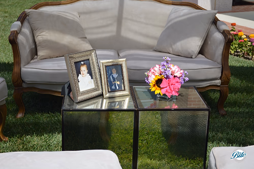 Four Seasons Bridal Shower Brunch Lounge Centerpiece