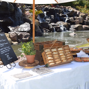 Four Seasons Bridal Shower Brunch Bagel bar