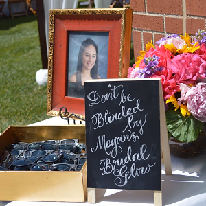 Four Seasons Bridal Shower Brunch Sunglass Favors