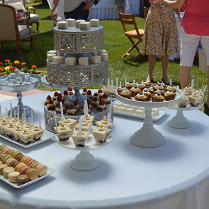 Four Seasons Bridal Shower Brunch Dessert Station