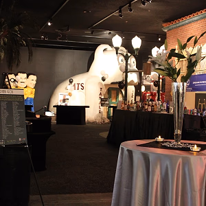 Petersen Automotive Museum Casino Cocktail Tables Back