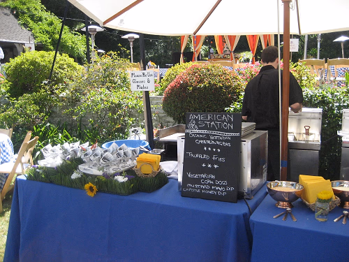 American Action Station @ Backyard Wedding