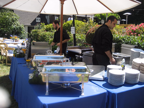 Green Wedding in Bel Air American Station Chefs
