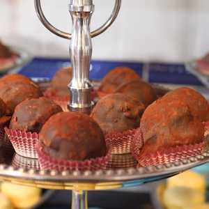 Brownie Truffles Closeup