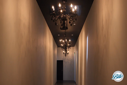 BookBindery Hallway Chandeliers