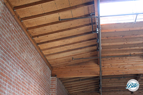 BookBindery Brick Building Skylight Red Brick