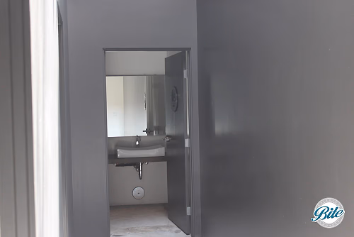 BookBindery Brick Building Restroom