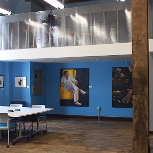 Blankspaces DTLA Event Space Blue Wall