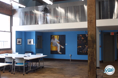 Blankspaces DTLA Event Space Blue Wall